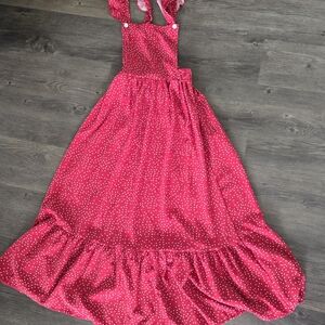 Pink Polka Dot Kids Dress